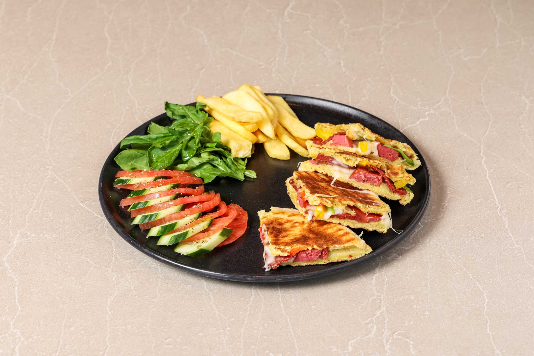 Pizza Mix Bazlama Tost